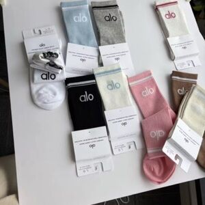 ALO Yoga Assorted Color Socks Set